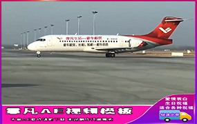 B384飞机机身文字2处