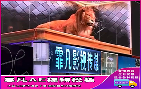 B537广场3D狮子
