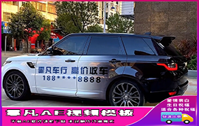 B590车身黑白渐变