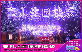 B616浪漫紫色街道