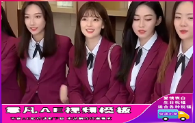 B630一群制服美女牌匾